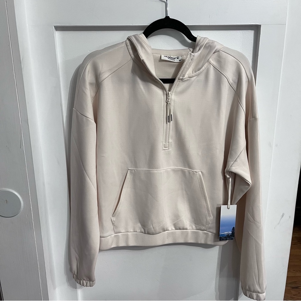 BearPaw Scuba Cream Zip-Up Hoodie